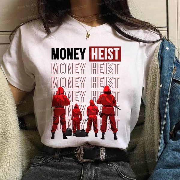 cool la casa de papel t shirt women funny money heist harry style house of paper tees bella ciao korean clothes female, White
cool la casa de papel t shirt women funny money heist harry style house of paper tees bella ciao korean clothes female, White