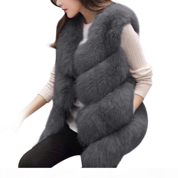 winter 2018 women fur vest thick warm faux fashion o-neck short fur coat women jacket outwear femme 3xl, Black
winter 2018 women fur vest thick warm faux fashion o-neck short fur coat women jacket outwear femme 3xl, Black
