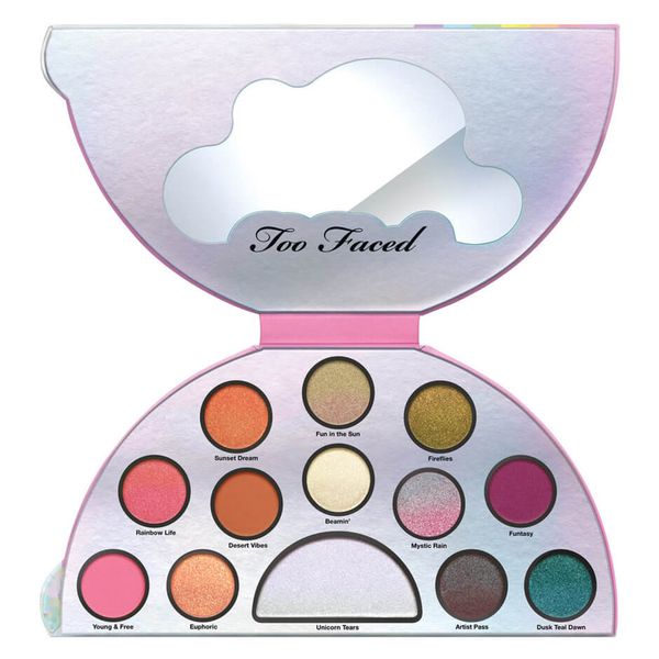 too face eye makeup 13-pan lifes a festival ethereal eye shadow and highlighting palette 0.47 oz
too face eye makeup 13-pan lifes a festival ethereal eye shadow and highlighting palette 0.47 oz