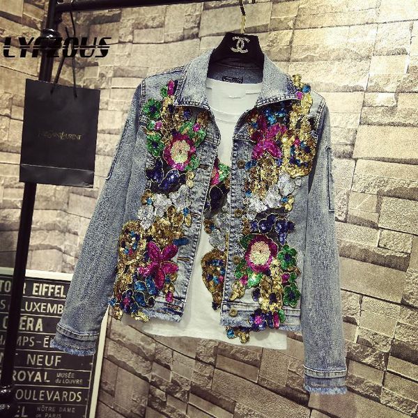 student diamonds jean jacket women streetwear embroidery sequins denim jackets fashion slim short long sleeve girls basic coats1, Black;brown
student diamonds jean jacket women streetwear embroidery sequins denim jackets fashion slim short long sleeve girls basic coats1, Black;brown