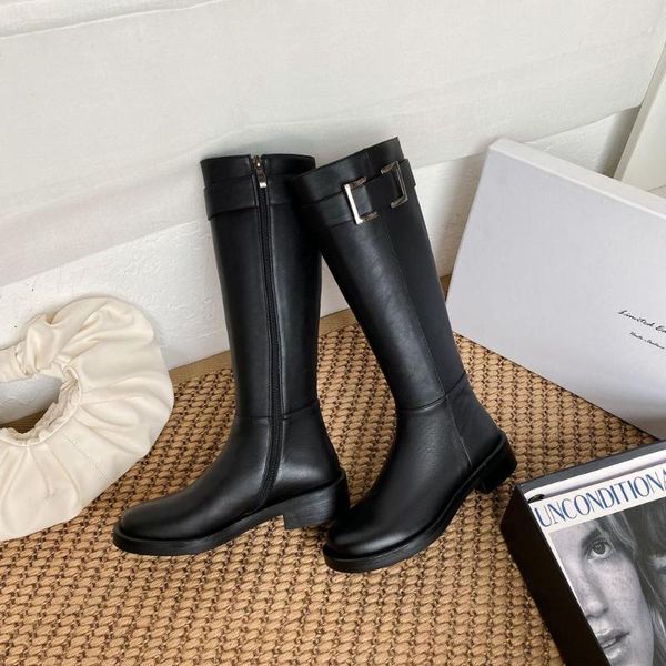 bottes femme 2020 new winter riding boots women's shoes genuine leather metal buckle keep warm thigh high riding boots, Black
bottes femme 2020 new winter riding boots women's shoes genuine leather metal buckle keep warm thigh high riding boots, Black