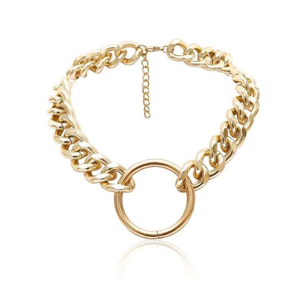 hc exaggerated big circle pendant choker necklace women hiphop chunky chain cuban necklace short simple men collar jewelry new t, Silver
hc exaggerated big circle pendant choker necklace women hiphop chunky chain cuban necklace short simple men collar jewelry new t, Silver
