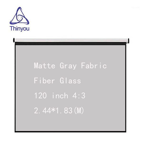 thinyou matte gray fabric fiber glass 120 inch 4:3 hand projector screen home cinema curtain 3d hd screen wall mounted1
thinyou matte gray fabric fiber glass 120 inch 4:3 hand projector screen home cinema curtain 3d hd screen wall mounted1