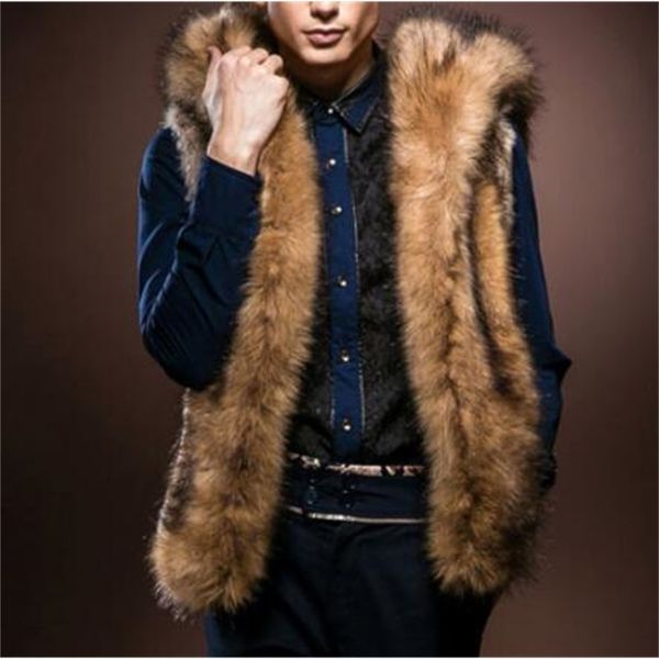 mens fur vest waistcoat winter mens warm faux fur men's vest hooded plush fashion fur coat imitation wild rabbit hair 201021, Black;white
mens fur vest waistcoat winter mens warm faux fur men's vest hooded plush fashion fur coat imitation wild rabbit hair 201021, Black;white