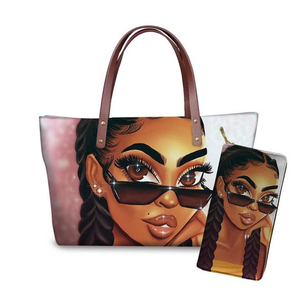 2020 new luxury ms handbags&wallet set black art girl printed girls casual bag ladies handbag women shoulder bags bolsa feminina
2020 new luxury ms handbags&wallet set black art girl printed girls casual bag ladies handbag women shoulder bags bolsa feminina