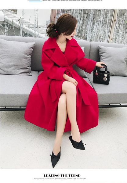 women's wool & blends casual long women winter coats 2021 solid pockets open stitch blend coat and jacket wide-waisted warm autumn, Black
women's wool & blends casual long women winter coats 2021 solid pockets open stitch blend coat and jacket wide-waisted warm autumn, Black