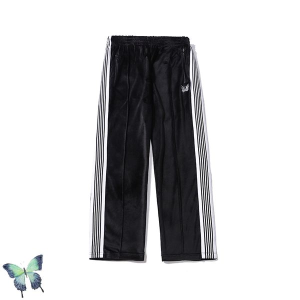 2021 new needles embroidery webbing side pants trouser men women zipper pocket awge limited sports jacket fast shipping e667, Black
2021 new needles embroidery webbing side pants trouser men women zipper pocket awge limited sports jacket fast shipping e667, Black