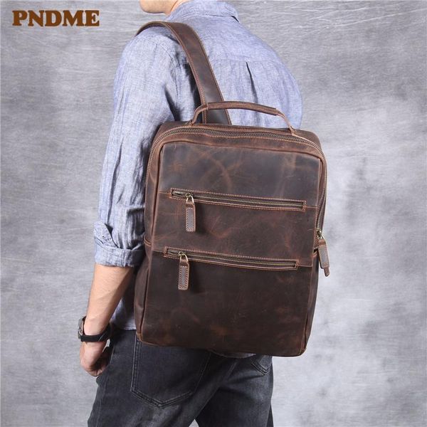 designer handmade luxury genuine leather backpack vintage men's outdoor travel lapbagpack bookbag
designer handmade luxury genuine leather backpack vintage men's outdoor travel lapbagpack bookbag