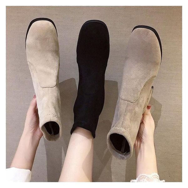 boots 2021 arrive thick high heels square toe women quality autumn winter ankle 35 36 39 38 41 42 43, Black
boots 2021 arrive thick high heels square toe women quality autumn winter ankle 35 36 39 38 41 42 43, Black