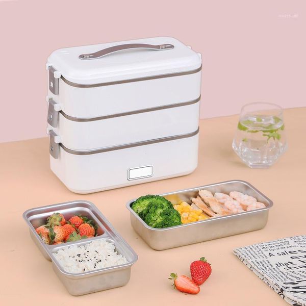 electric portable heating lunch box stainless steel container mini rice cooker steamer meal lunchbox bento warmer1
electric portable heating lunch box stainless steel container mini rice cooker steamer meal lunchbox bento warmer1