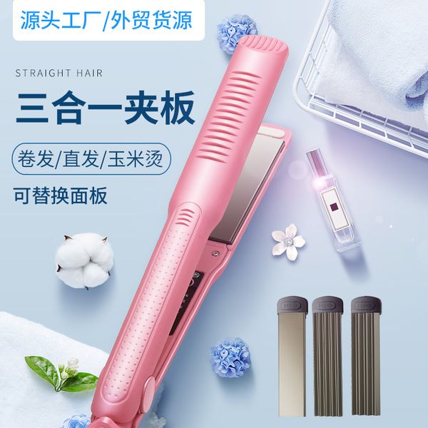 hair straighteners cross border style volumes straight dual purpose straighter may be for breadboard corn tang three-in-one bang fluffy ha, Black
hair straighteners cross border style volumes straight dual purpose straighter may be for breadboard corn tang three-in-one bang fluffy ha, Black