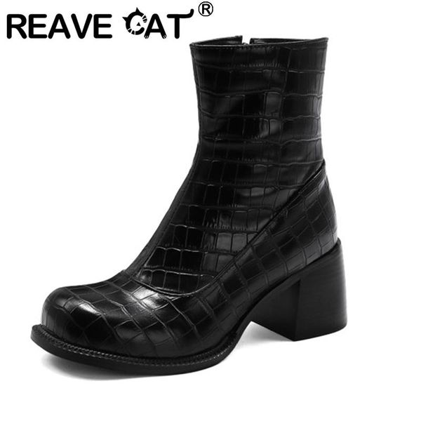 boots reave cat 2021 women ankle boot round toe 6.5cm square heels classic simple all-match big size 34-48 casual spring a3399, Black
boots reave cat 2021 women ankle boot round toe 6.5cm square heels classic simple all-match big size 34-48 casual spring a3399, Black