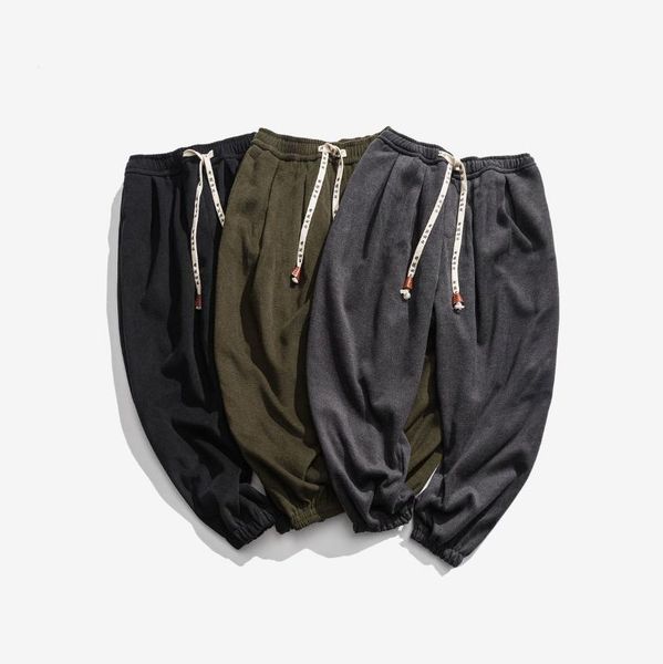 men's pants mrgb oversize chinese style 2021 autumn winter woolen thicken warm streetwear male casual trousers, Black
men's pants mrgb oversize chinese style 2021 autumn winter woolen thicken warm streetwear male casual trousers, Black