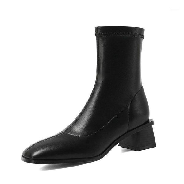 2021 new ankle boots fashion square high heel superfine fiber women shoes square toe autumn winter ladies shoes size 34-431, Black
2021 new ankle boots fashion square high heel superfine fiber women shoes square toe autumn winter ladies shoes size 34-431, Black