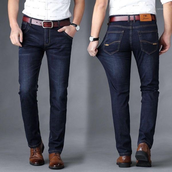 men's jeans 2021 fashion men business casual straight slim fit blue stretch denim pants trousers classic big size 29-421
men's jeans 2021 fashion men business casual straight slim fit blue stretch denim pants trousers classic big size 29-421