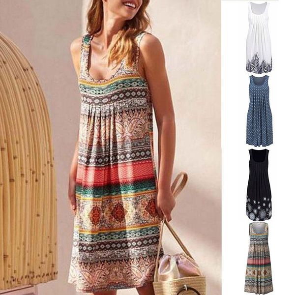 casual dresses fashion women o neck sleeveless straps print dress floral beach plus size crew sundress summer long s-4xl, Black;gray
casual dresses fashion women o neck sleeveless straps print dress floral beach plus size crew sundress summer long s-4xl, Black;gray
