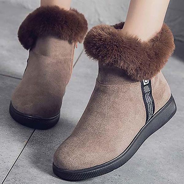 2020 women's warm shoes new fashion casual platform boots female plush furry ankle women shoes boots keep warm botas de mujer, Black
2020 women's warm shoes new fashion casual platform boots female plush furry ankle women shoes boots keep warm botas de mujer, Black