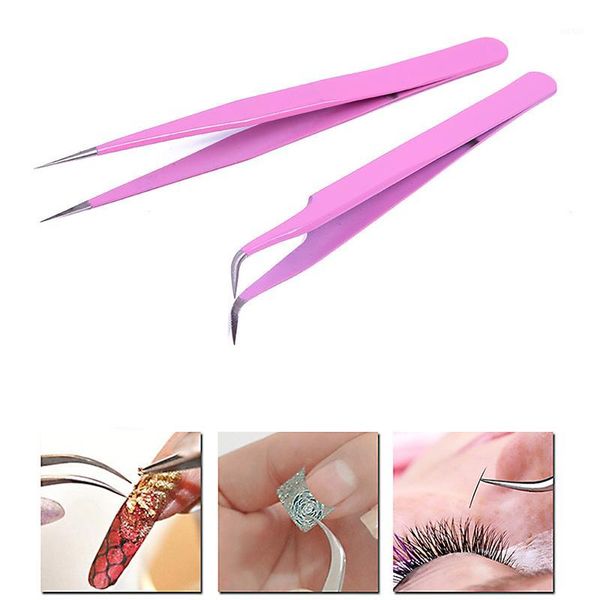 2pcs precision esd antistatic stainless steel industrial tweezers set needlework sewing supplies repair knitting needles1, Black
2pcs precision esd antistatic stainless steel industrial tweezers set needlework sewing supplies repair knitting needles1, Black