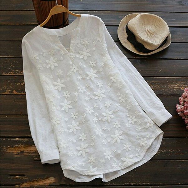 women's blouses & shirts large sizes summer blouse ladies' long sleeves lace tunic fashionable soild color clothes, White
women's blouses & shirts large sizes summer blouse ladies' long sleeves lace tunic fashionable soild color clothes, White