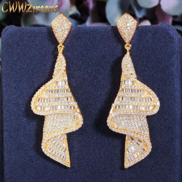 dangle & chandelier cwwzircons geometric sparkling fancy white cubic zirconia big long drop earrings for women dubai gold color bridal jewel, Silver
dangle & chandelier cwwzircons geometric sparkling fancy white cubic zirconia big long drop earrings for women dubai gold color bridal jewel, Silver