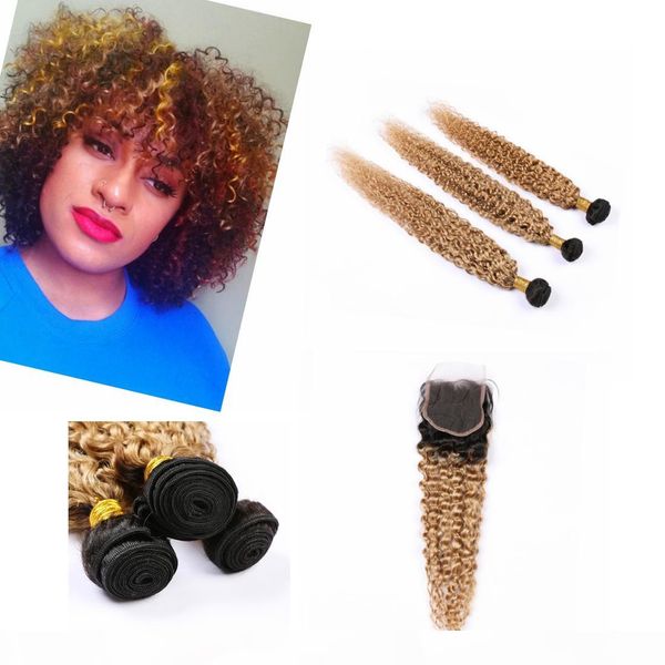 chinese curly ombre bundles with closure 4" * 4" dark root raw human hair ombre bundles and closure #1b #27, Black;brown
chinese curly ombre bundles with closure 4" * 4" dark root raw human hair ombre bundles and closure #1b #27, Black;brown