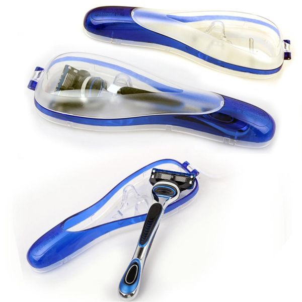 1 pcs portable travel holder 2 color razor blades stand shaving machine bathroom storage tool q1218
1 pcs portable travel holder 2 color razor blades stand shaving machine bathroom storage tool q1218