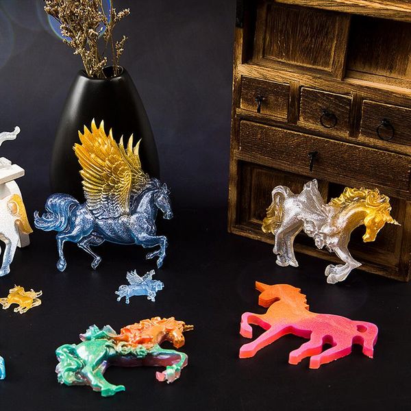1шт ув смолы ювелирных изделий жидкая силиконовая mold big unicorn лошадь смола пресс-формы для diy подвески решений для diy подвески изгото, Black
1шт ув смолы ювелирных изделий жидкая силиконовая mold big unicorn лошадь смола пресс-формы для diy подвески решений для diy подвески изгото, Black
