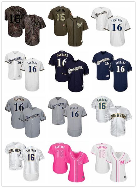 custom milwaukee brewers leave name number 16 domingo santana baseball jersey men women youth jerseys, Blue;black
custom milwaukee brewers leave name number 16 domingo santana baseball jersey men women youth jerseys, Blue;black
