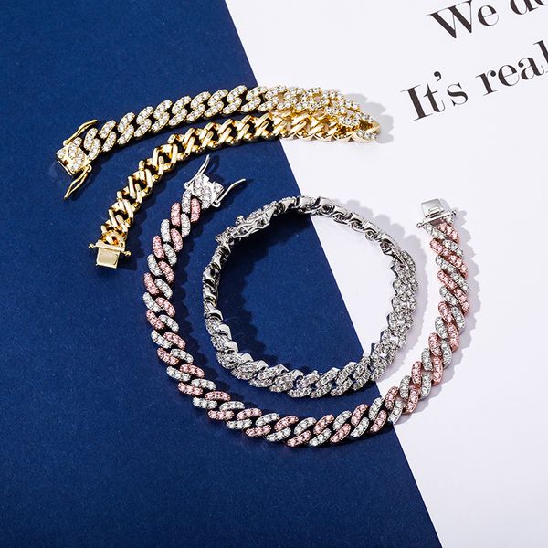 jinao new 8mm fashion miami cuban bracelet full iced out cubic zirconia bracelet hip hop rapper jewelry ladies bracelet gift 200925, Black
jinao new 8mm fashion miami cuban bracelet full iced out cubic zirconia bracelet hip hop rapper jewelry ladies bracelet gift 200925, Black