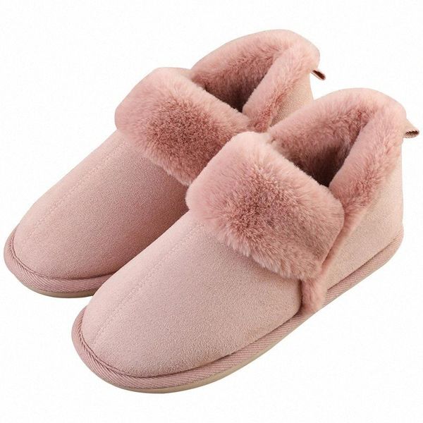 women's cozy closed slippers with warm fleece lining, suede house shoes with anti-slip faux fur slippers indoor outdoor rubber #vq7s, Black
women's cozy closed slippers with warm fleece lining, suede house shoes with anti-slip faux fur slippers indoor outdoor rubber #vq7s, Black