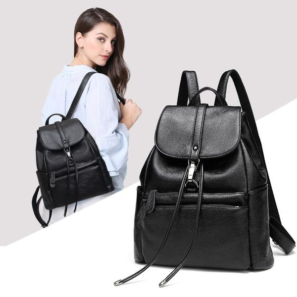 fashion women backpack for school teenagers girls solid color large capacity pu leather satchel casual knapsack mochilas escolar
fashion women backpack for school teenagers girls solid color large capacity pu leather satchel casual knapsack mochilas escolar