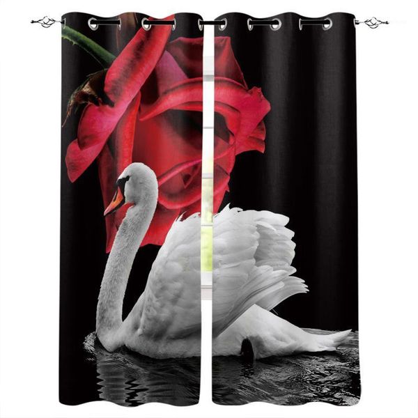 curtain & drapes rose flower swan lake reflection window curtains home bedroom decor draperies christmas for living room1
curtain & drapes rose flower swan lake reflection window curtains home bedroom decor draperies christmas for living room1