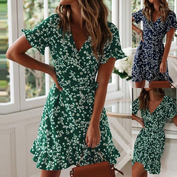 women boho floral print ruffles dress v neck short sleeve a line chiffon mini dresses1, Black;gray
women boho floral print ruffles dress v neck short sleeve a line chiffon mini dresses1, Black;gray