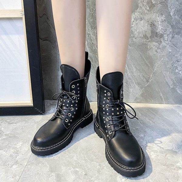 2020 new winter british style women boots side zipper shallow anti-skid botas mujer fashion short tube thick heel leather boots, Black
2020 new winter british style women boots side zipper shallow anti-skid botas mujer fashion short tube thick heel leather boots, Black