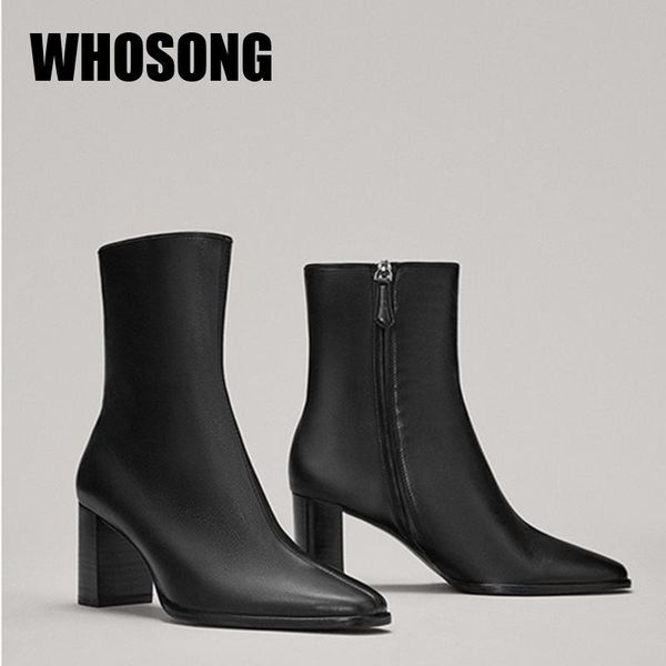 women ankle boots ladies pointed toe shoes woman fashion brand boot female black square heels girls soft casual botas new autumn
women ankle boots ladies pointed toe shoes woman fashion brand boot female black square heels girls soft casual botas new autumn