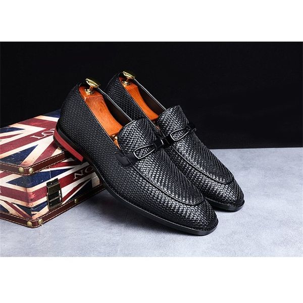 2020 classic men's male social shoe wedding for men in leather shoes slide on toe footwear fashionable qzje, Black
2020 classic men's male social shoe wedding for men in leather shoes slide on toe footwear fashionable qzje, Black
