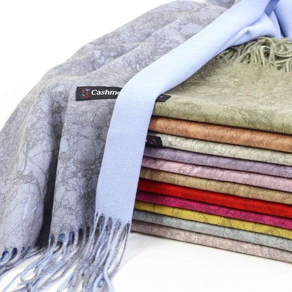 2020 marble texture cashmere women scarf winter warm shawl and wrap long female foulard head scarves, Blue;gray
2020 marble texture cashmere women scarf winter warm shawl and wrap long female foulard head scarves, Blue;gray