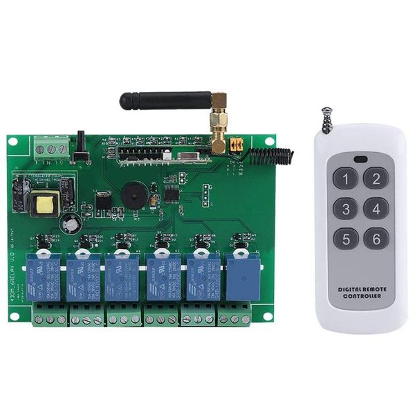 110-240v 6 channel rf relay module board control switch 6-channel rf receiving controller high stability 6 channel relay modul
110-240v 6 channel rf relay module board control switch 6-channel rf receiving controller high stability 6 channel relay modul