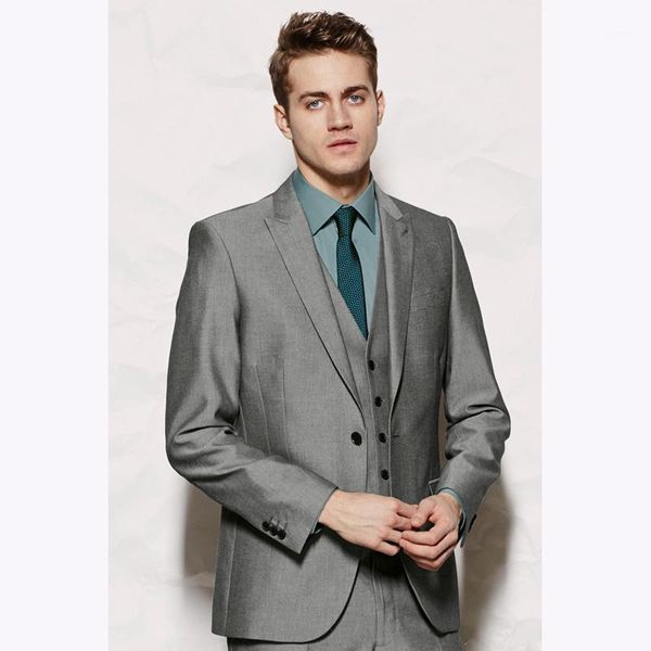 2019 new light grey lapel custume made mens suits two buttons wedding slim fit fashion men suit tuxedos(jacket+pants+vest)1, White;black
2019 new light grey lapel custume made mens suits two buttons wedding slim fit fashion men suit tuxedos(jacket+pants+vest)1, White;black
