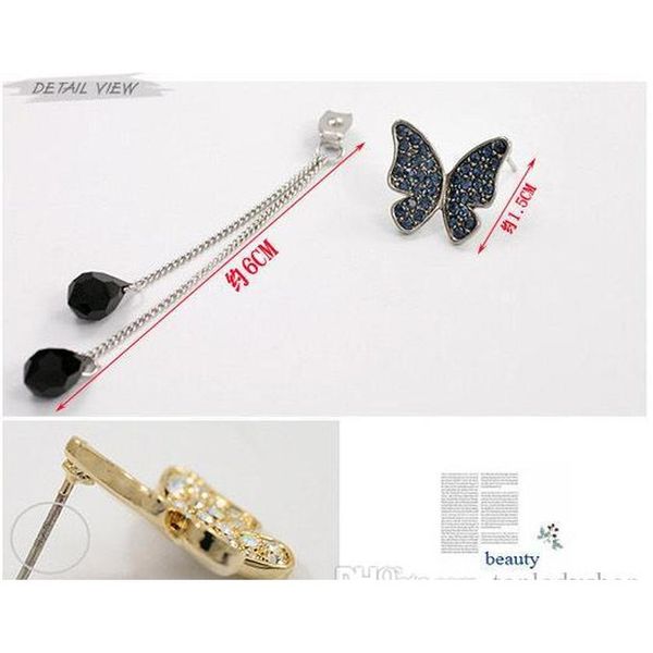 vintage butterfly full drill tassel long section drops pendant earrings whol sqcaab new_dhbest, Silver
vintage butterfly full drill tassel long section drops pendant earrings whol sqcaab new_dhbest, Silver