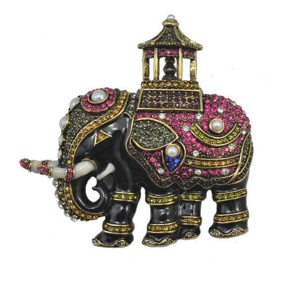 luxury elephant brooch large vintage brooches all body rhinestone and enamel brooch bijouterie fashion jewelry accessories 201009, Gray
luxury elephant brooch large vintage brooches all body rhinestone and enamel brooch bijouterie fashion jewelry accessories 201009, Gray