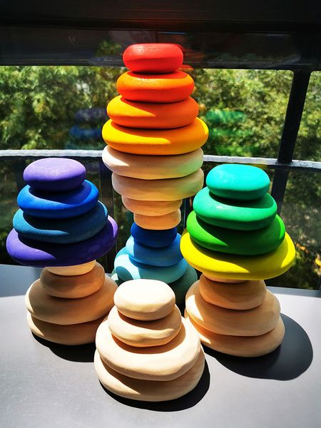 4pcs kids large wooden toys rainbow stacking jenga natural solid basswood flat stone building blocks/baby early learning game 1020
4pcs kids large wooden toys rainbow stacking jenga natural solid basswood flat stone building blocks/baby early learning game 1020