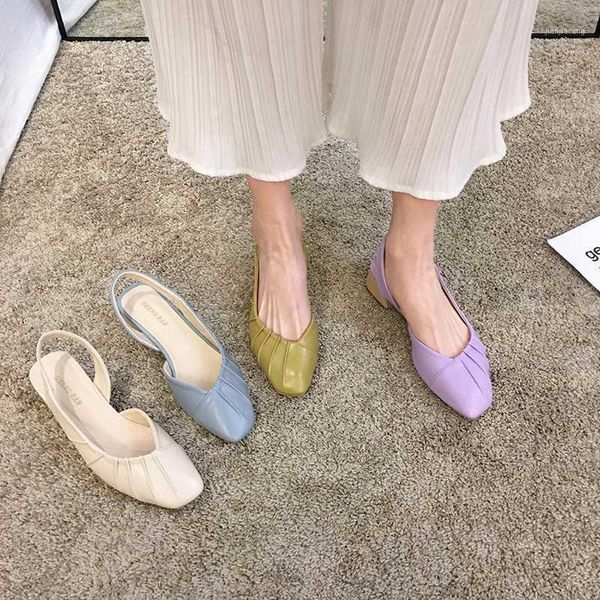 women's shoes square head sandals 2020 new spring fashion pleated thick heel slippers middle heel shoes1, Black
women's shoes square head sandals 2020 new spring fashion pleated thick heel slippers middle heel shoes1, Black