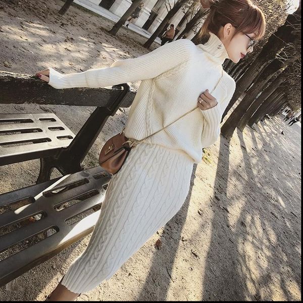 twist knitted 2 piece set women long sleeve turtleneck pullover sweater split skirt set lady runway knitting skirt suit, Gray
twist knitted 2 piece set women long sleeve turtleneck pullover sweater split skirt set lady runway knitting skirt suit, Gray
