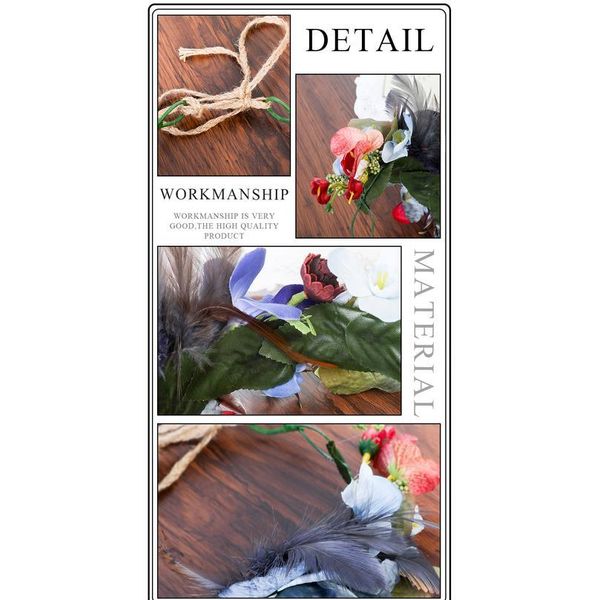 haimeikang fashion garland wreath of flowers plaiting women girls flower crown feather headbands wedding hair acc qyldak
haimeikang fashion garland wreath of flowers plaiting women girls flower crown feather headbands wedding hair acc qyldak