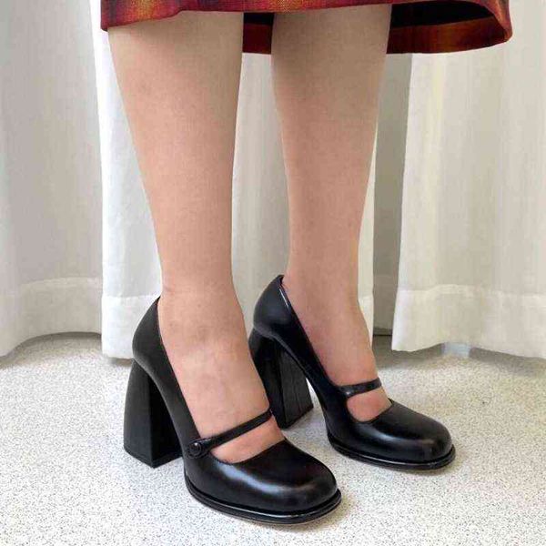 brand shoes classic mary janes soft leather pumps woman thick high heels pumps women party dress ol shoes spring summer shoes y220225, Black
brand shoes classic mary janes soft leather pumps woman thick high heels pumps women party dress ol shoes spring summer shoes y220225, Black