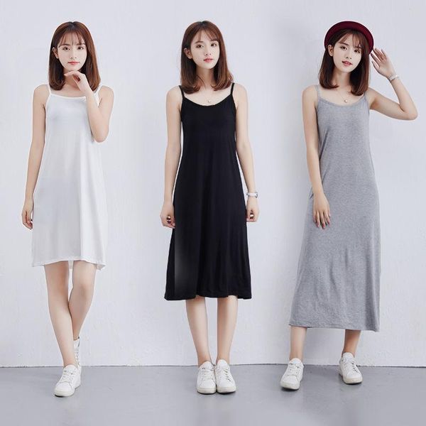 all-match women modal dress casual underdress solid petticoat bodycon camisole women intimates spaghetti vest dresses, Black;gray
all-match women modal dress casual underdress solid petticoat bodycon camisole women intimates spaghetti vest dresses, Black;gray
