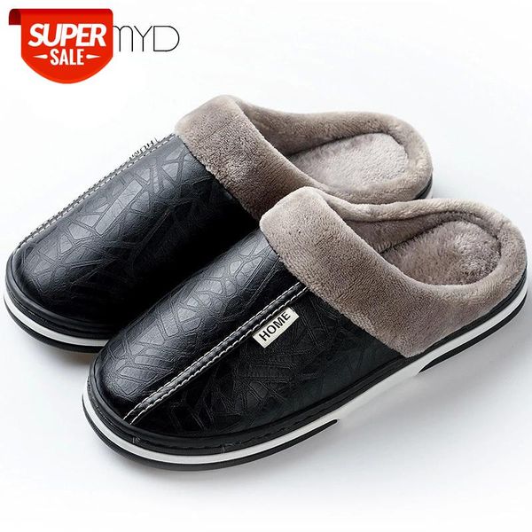 men's slippers winter non slip indoor shoes men leather big size house shoe waterproof warm memory foam slipper big size #nv2w, Black
men's slippers winter non slip indoor shoes men leather big size house shoe waterproof warm memory foam slipper big size #nv2w, Black