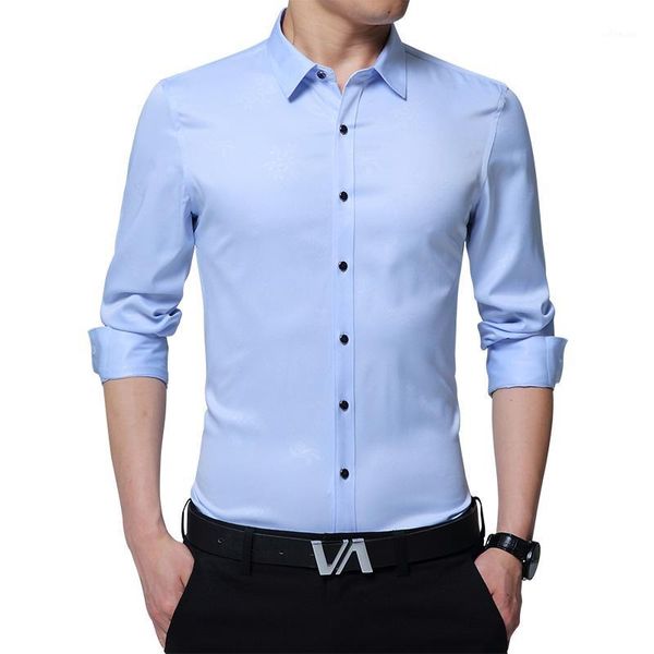 2020 brand new autumn wedding silk dress shirts mens long sleeve casual shirt male slim fit business solid shirts1, White;black
2020 brand new autumn wedding silk dress shirts mens long sleeve casual shirt male slim fit business solid shirts1, White;black