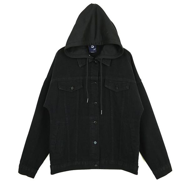 women's jackets detachable hat denim basic classic women casual jacket coat autumn vintage outerwear jean female, Black;brown
women's jackets detachable hat denim basic classic women casual jacket coat autumn vintage outerwear jean female, Black;brown